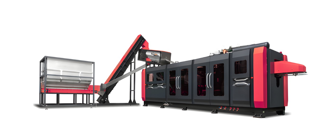 Linear PET bottle blow moulding machine